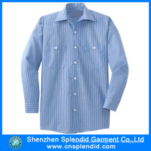 Wholesale Men Top Quality Cotton Comfortable Stripe Shirt